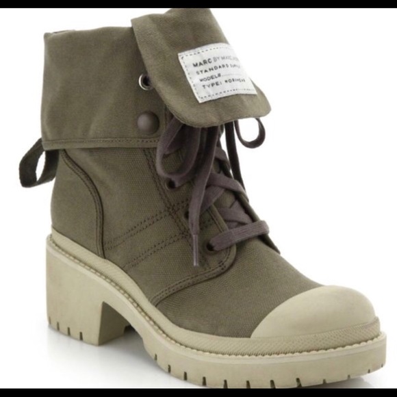 marc jacobs combat boots